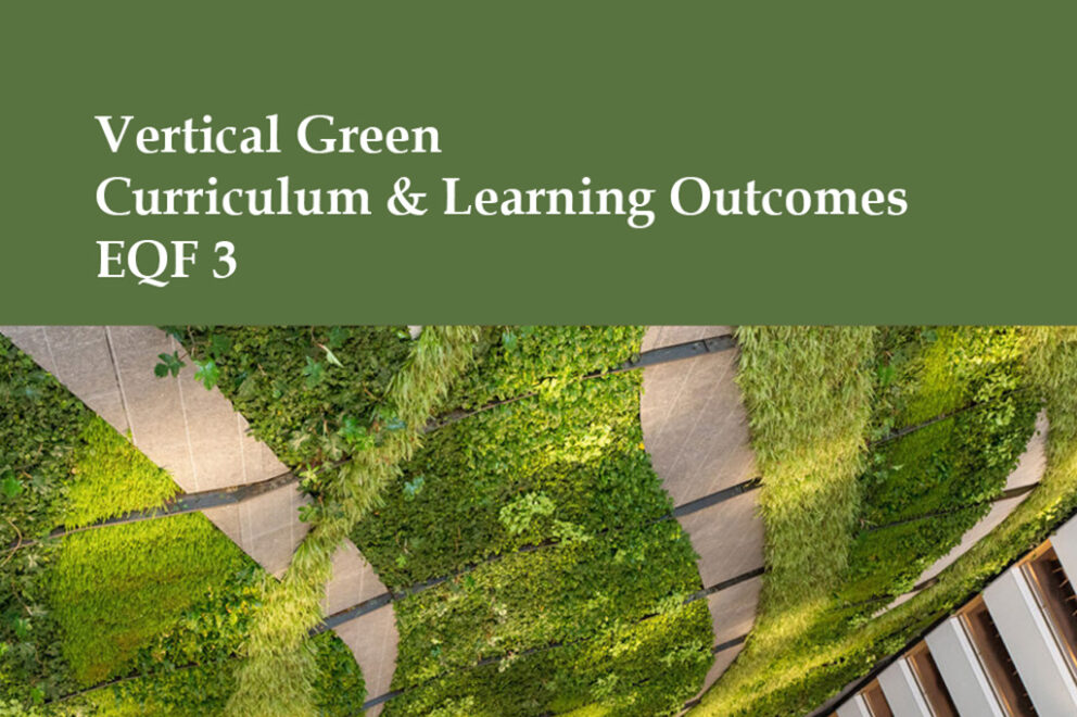 The Learning Outcomes and Curriculum for Vertical Green