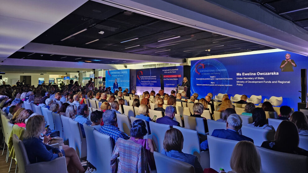 AUdience at the 6th International Congress on Education and Training at Euroskills2023 in Gdansk, Poland.