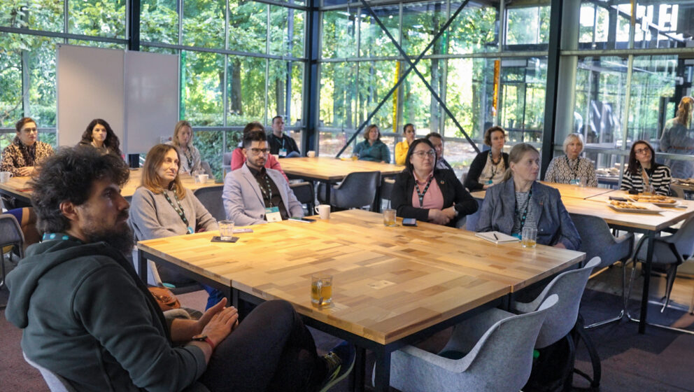 The Community of Practice (CoP) of Centres of Vocational Excellence (CoVE) visit Yuverta's Green Hotspot in Houten during a fieldtrip as part of the Forum on Vocational Excellence in the Netherlands, September 2023