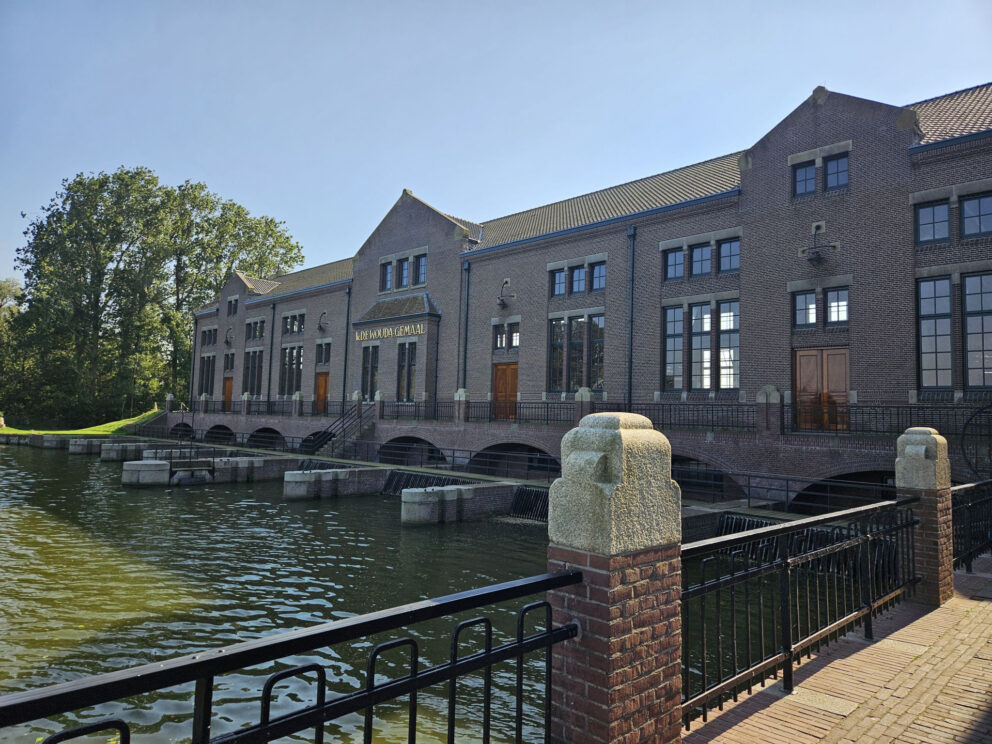 Site visit to water pumping station 'Ir. D.E. Wouda' during the first European Water Tech Week in Leeuwarden, Netherlands from September 23-26, 2024.