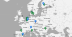 Network map of CoVEs on urban greening in Europe